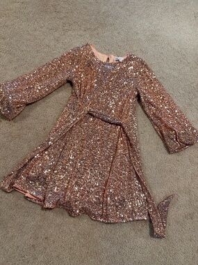 GB girls | Dresses | Gb Girls Burgundy Gold And Black Dress | Poshmark